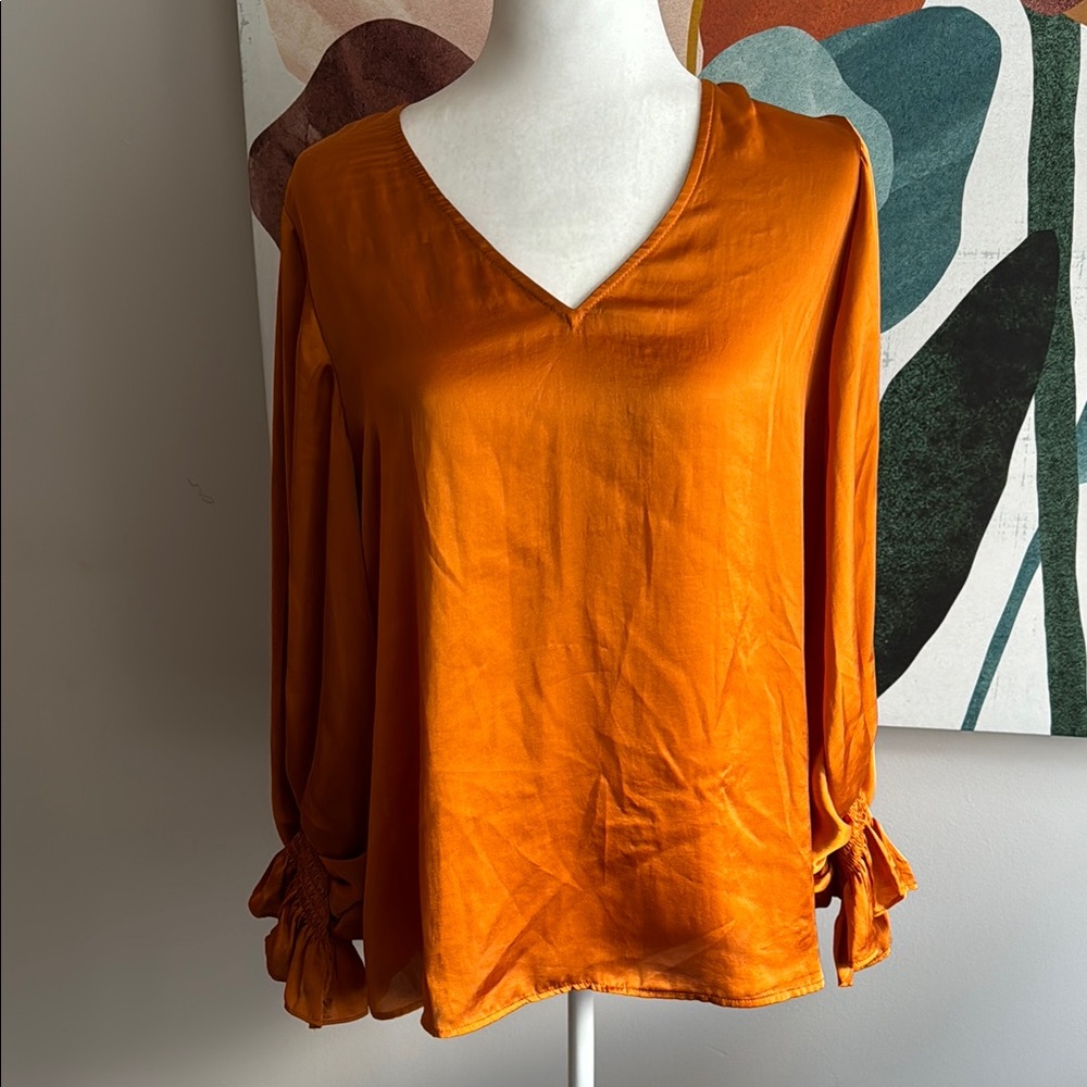 Vince Camuto Rusty Orange Blouse